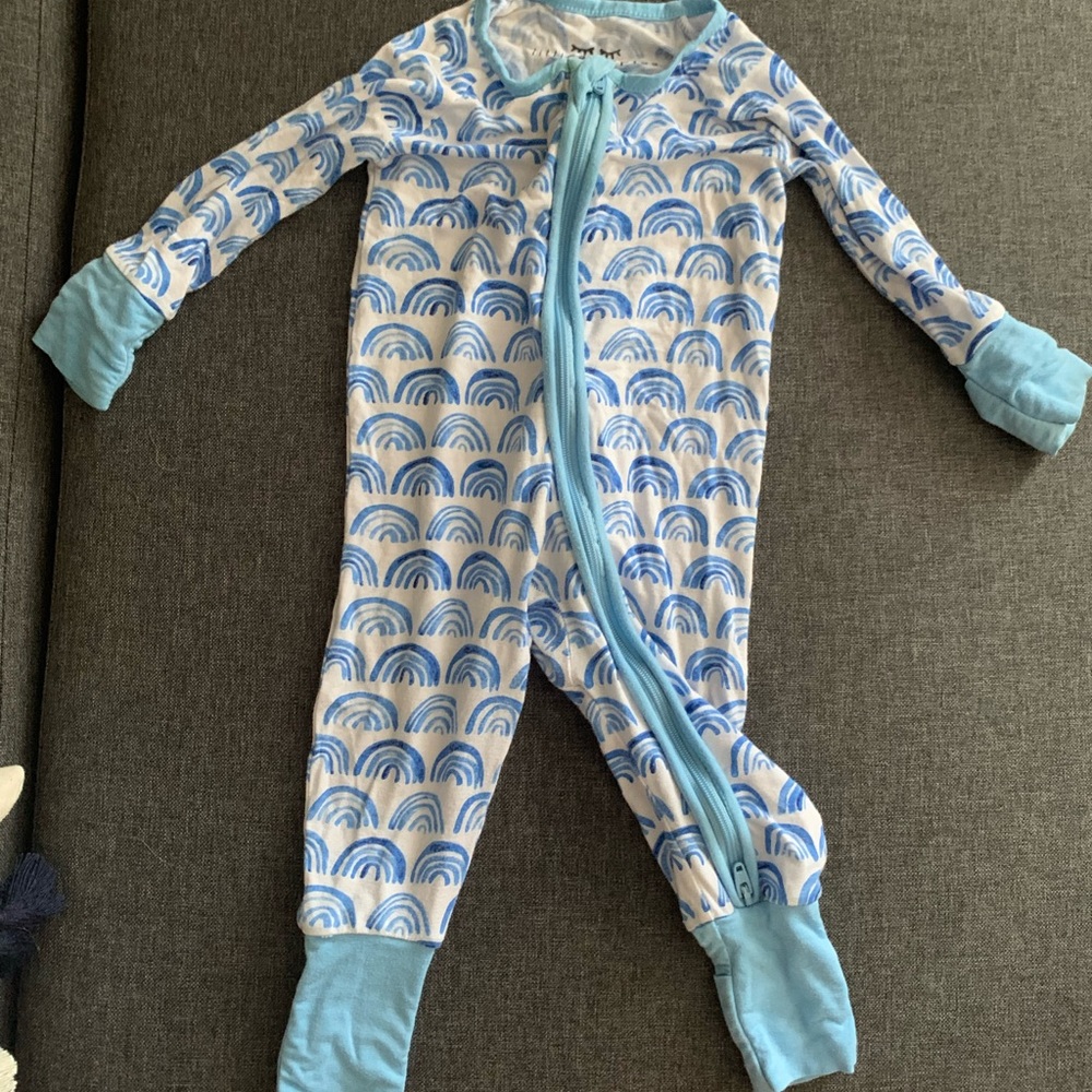 Little Sleepies Blue Rainbows